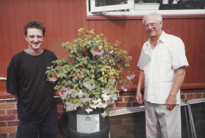 Andy and his grandfather